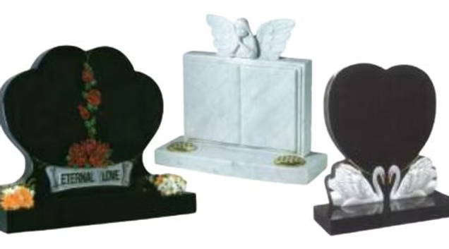 Unique Husband And Wife Headstones